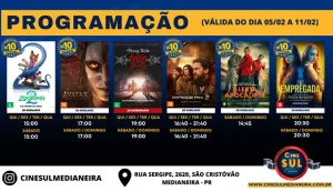Semana do Cinema com ingressos a R$ 10 no Cine Sul Medianeira! - Guia Medianeira