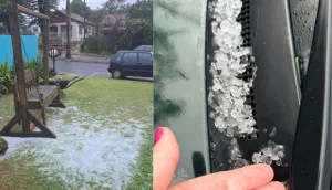 Chuva de granizo assusta moradores de São Miguel do Iguaçu - Guia Medianeira